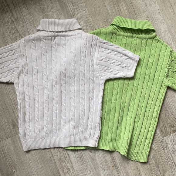 2 Lilly Pulitzer turtleneck short sleeve sweaters - Picture 4 of 5
